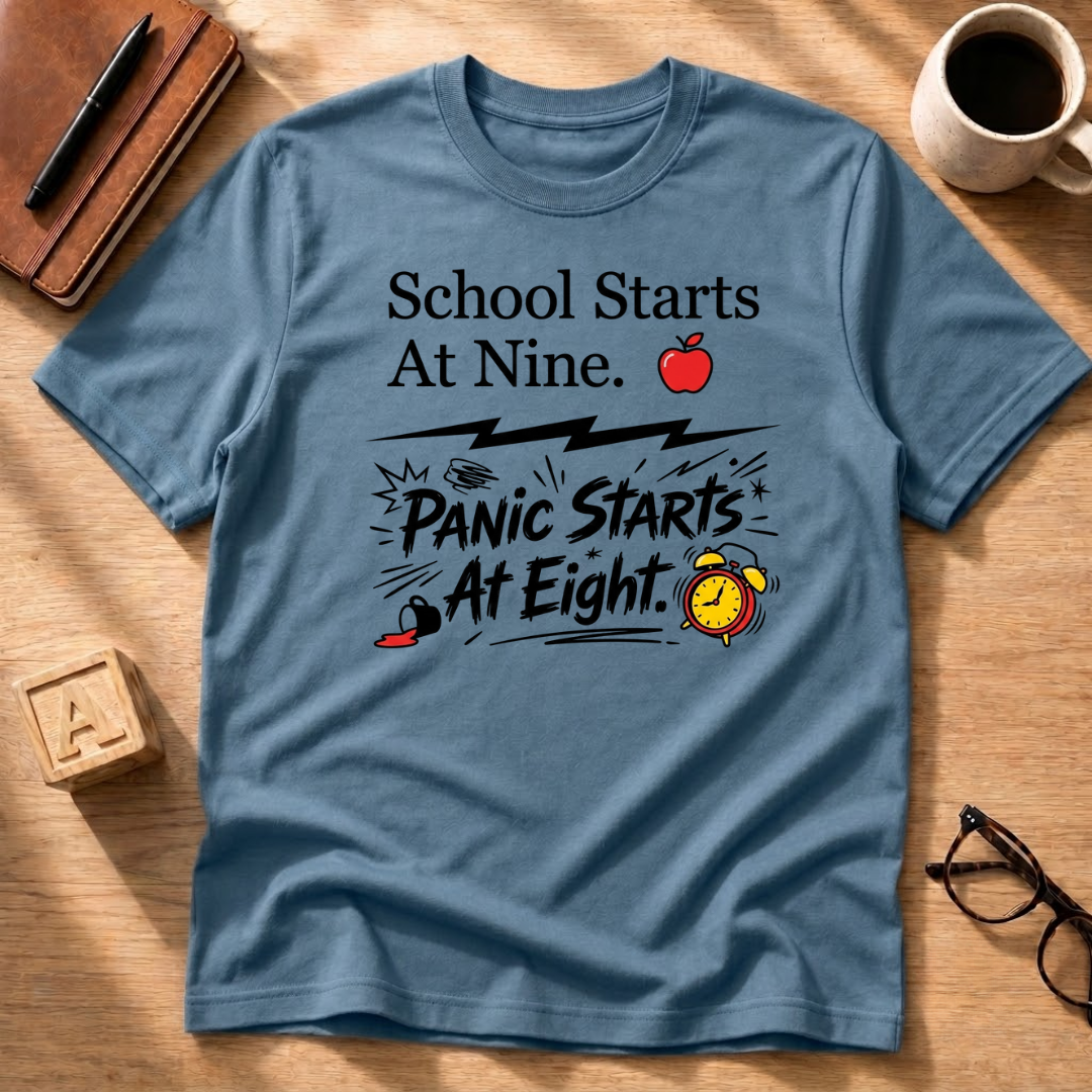 Panic Starts At 8 T-Shirt