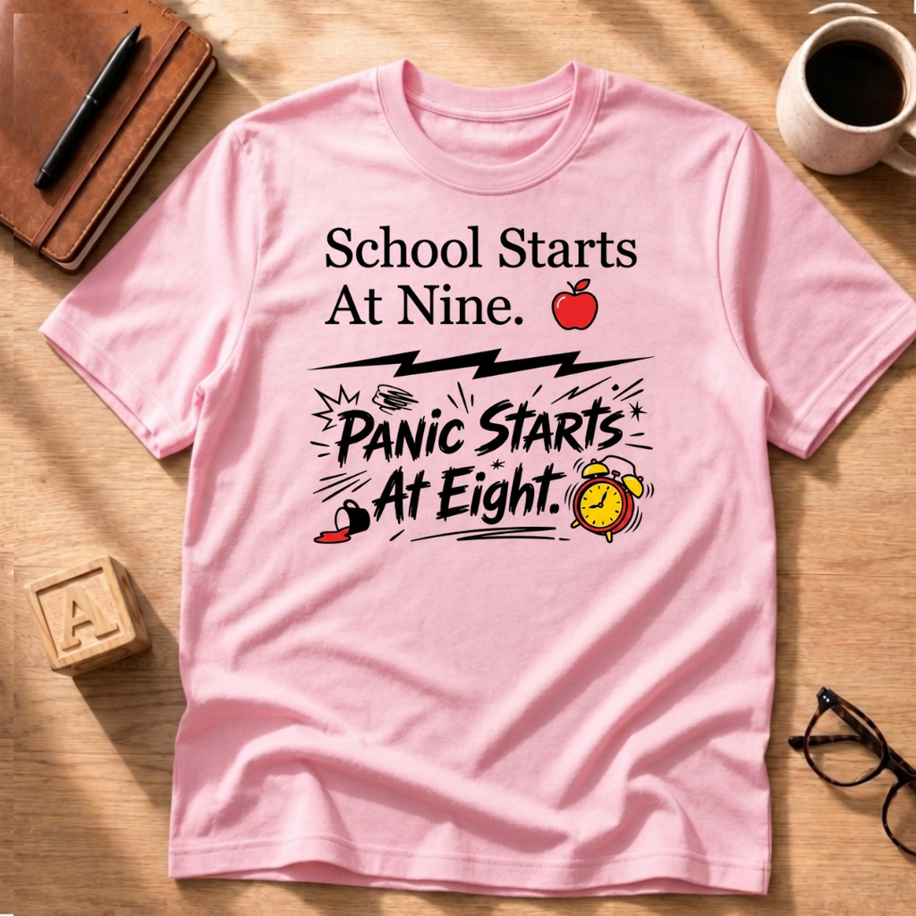 Panic Starts At 8 T-Shirt