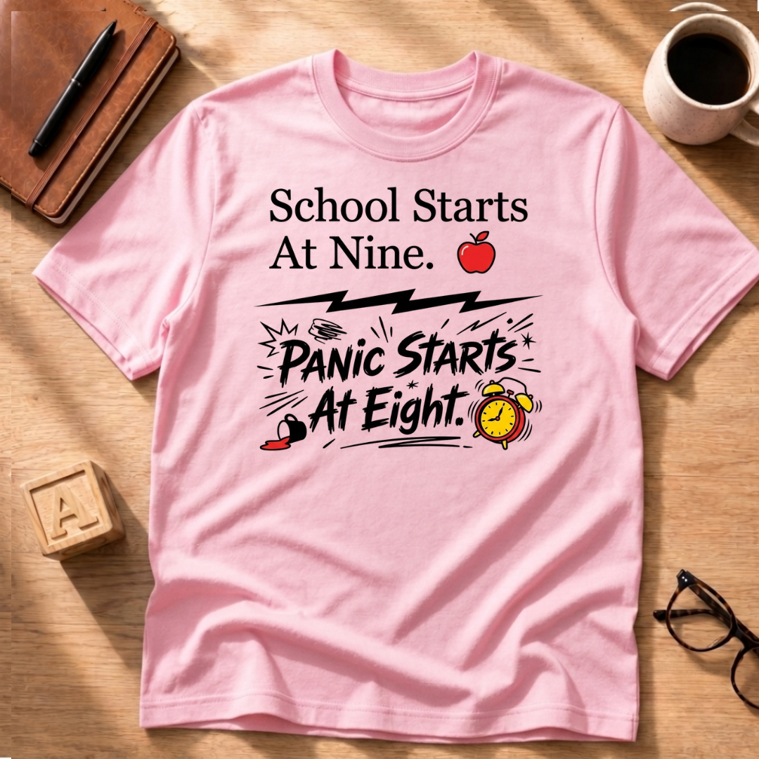 Panic Starts At 8 T-Shirt