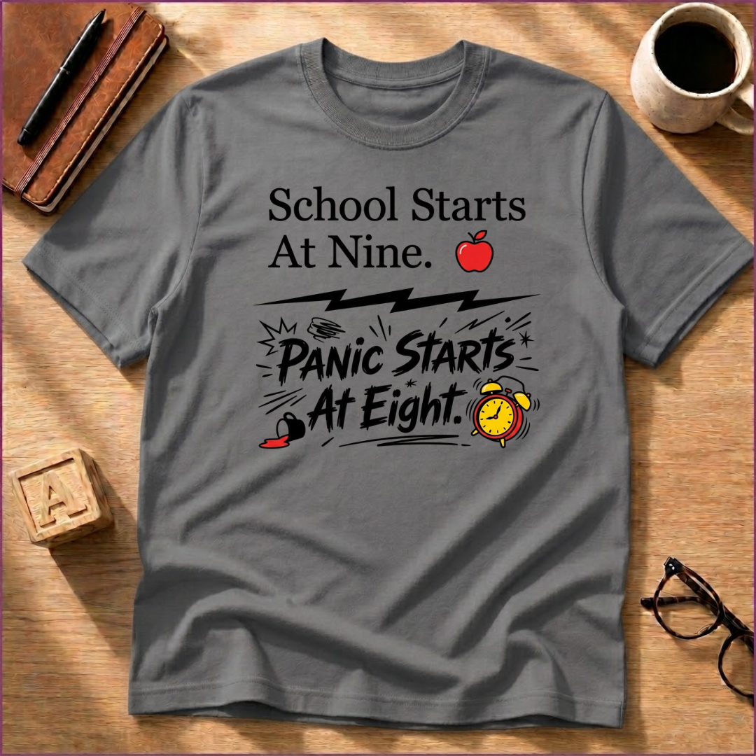 Panic Starts At 8 T-Shirt