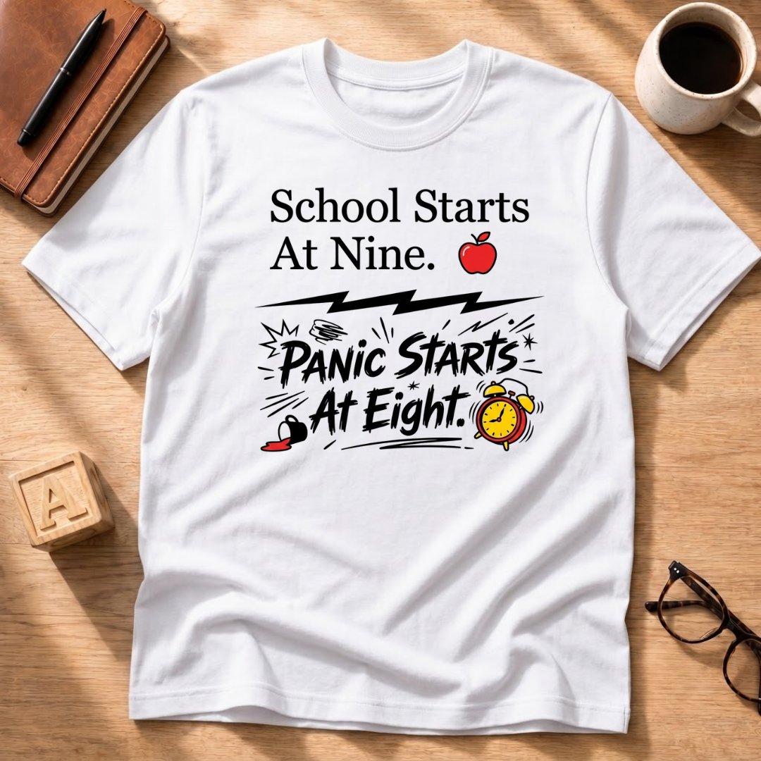 Panic Starts At 8 T-Shirt