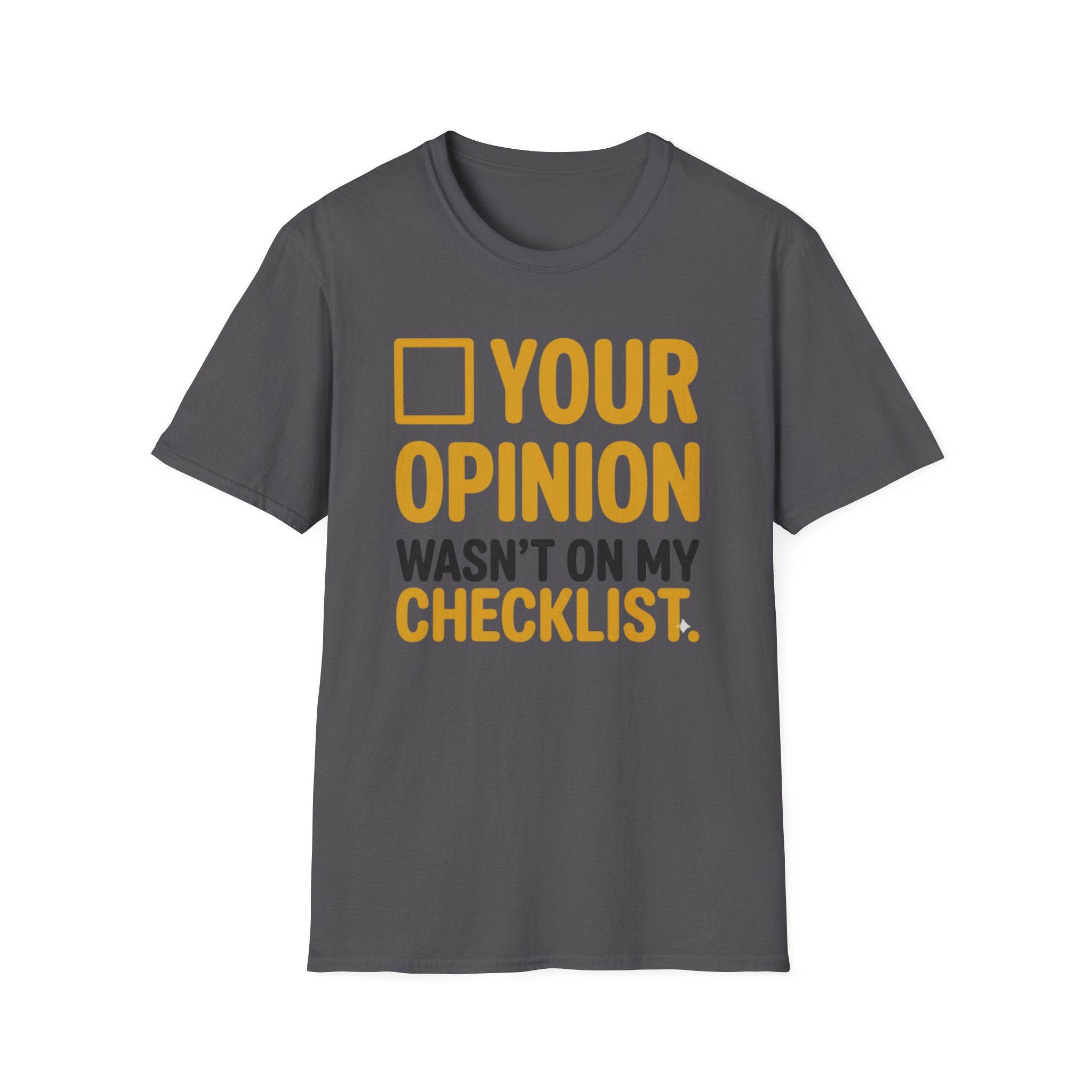 Not On My Checklist T-Shirt
