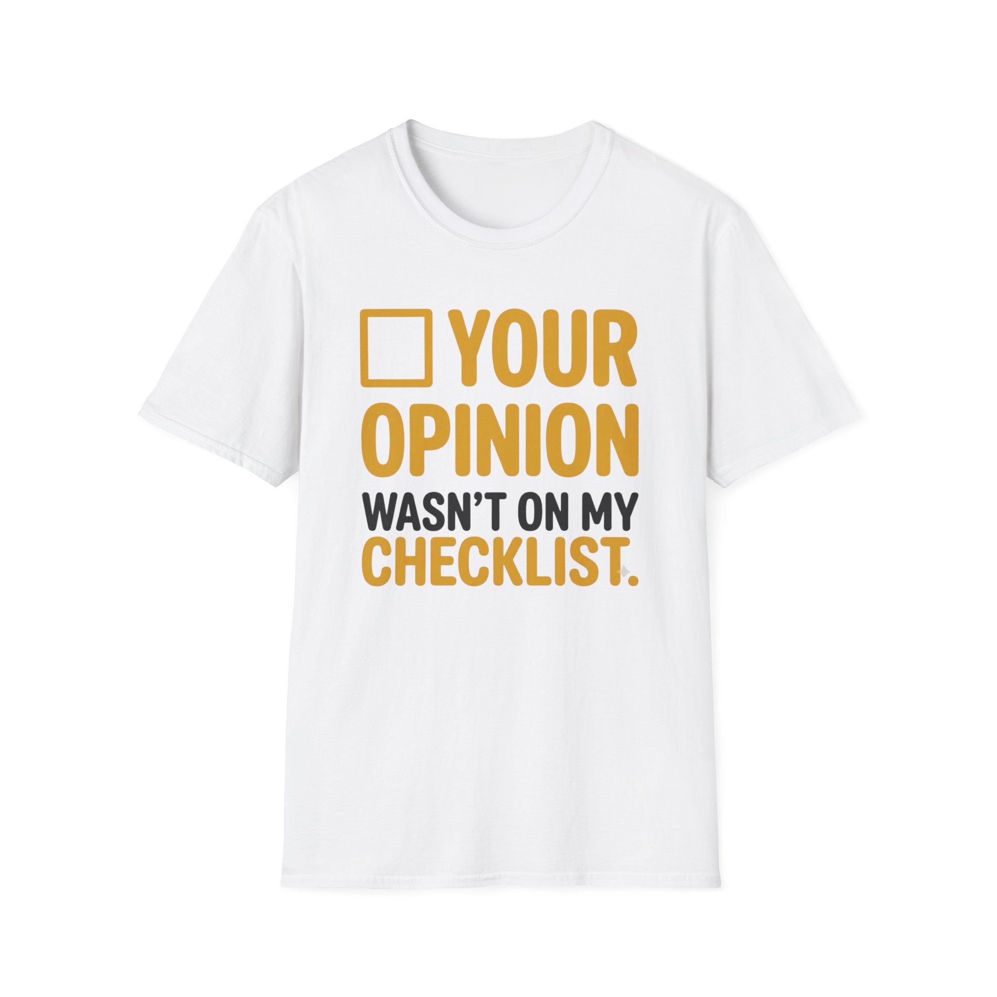 Not On My Checklist T-Shirt