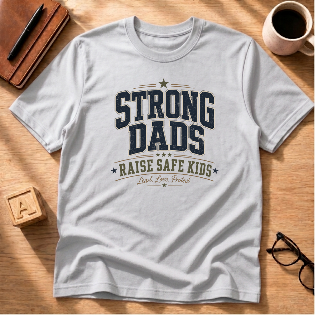 Strong Dads Raise Safe Kids T-Shirt