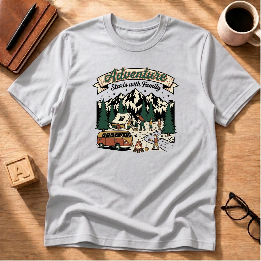 Adventure Starts With Family T-Shirt