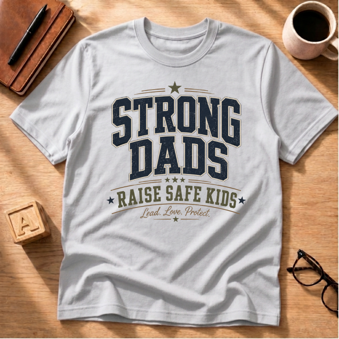 Strong Dads Raise Safe Kids T-Shirt
