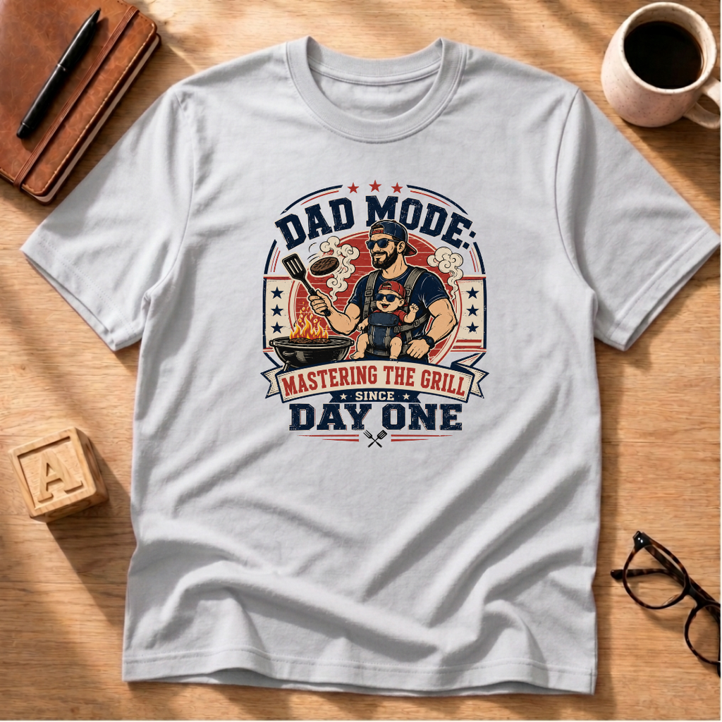 Dad Mode: Mastering The Grill T-Shirt