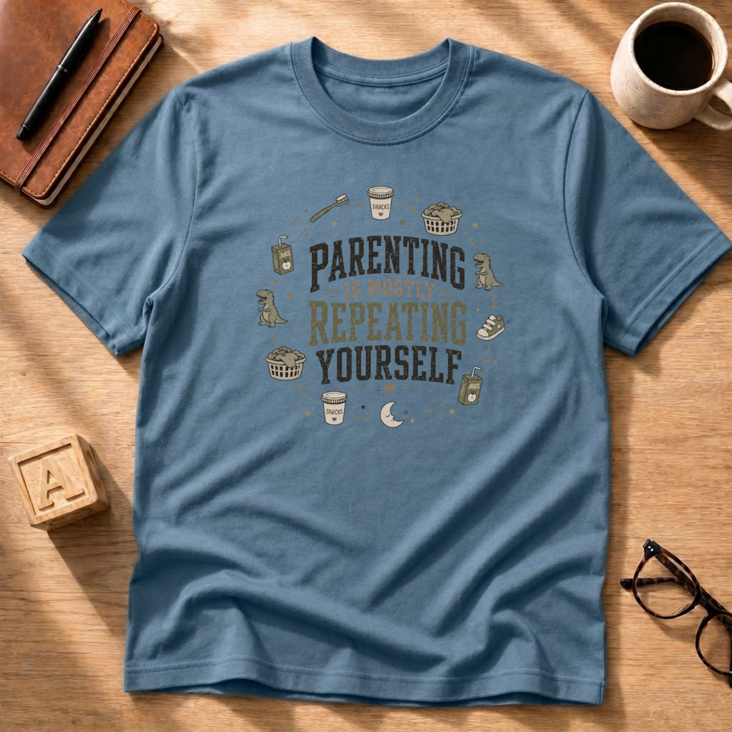 Parenting Is Mostly Repeating Yourself T-Shirt