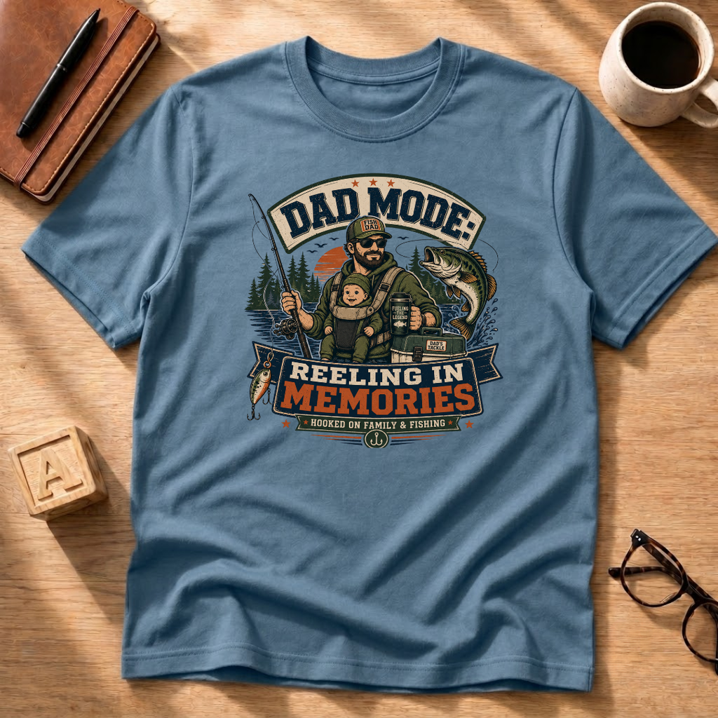 Dad Mode: Reeling In Memories T-Shirt