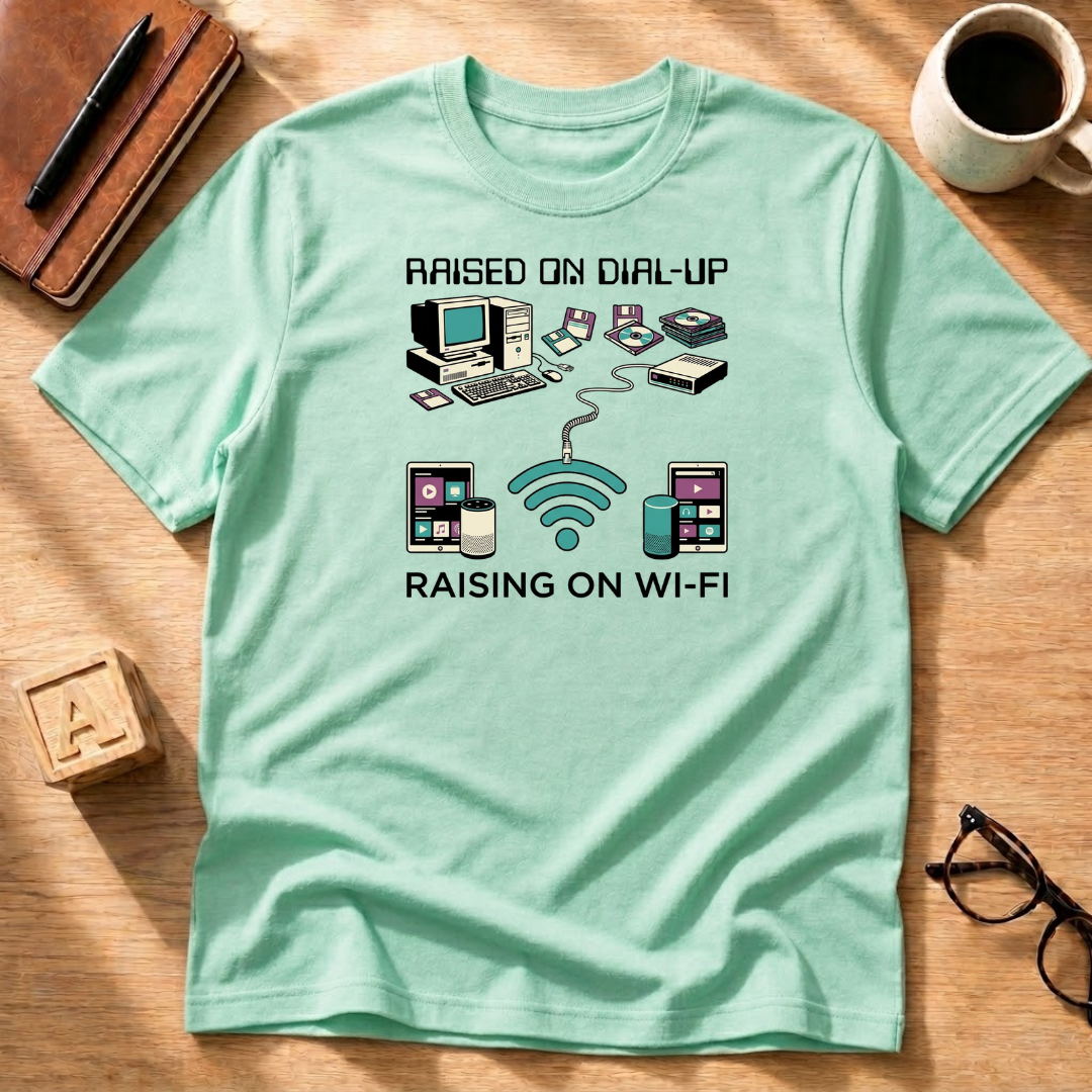 Raised on Dial Up T-Shirt