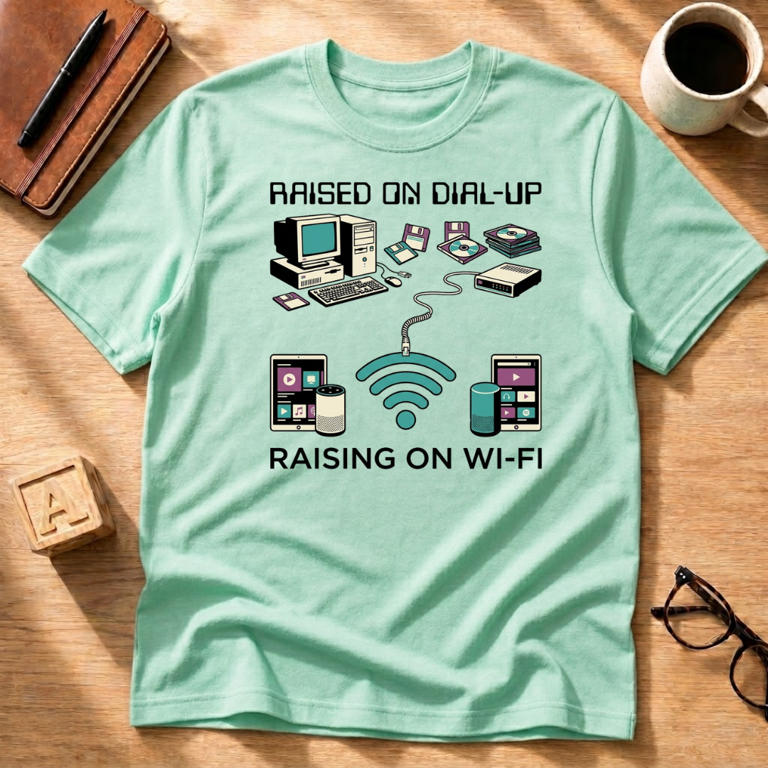 Raised on Dial Up T-Shirt