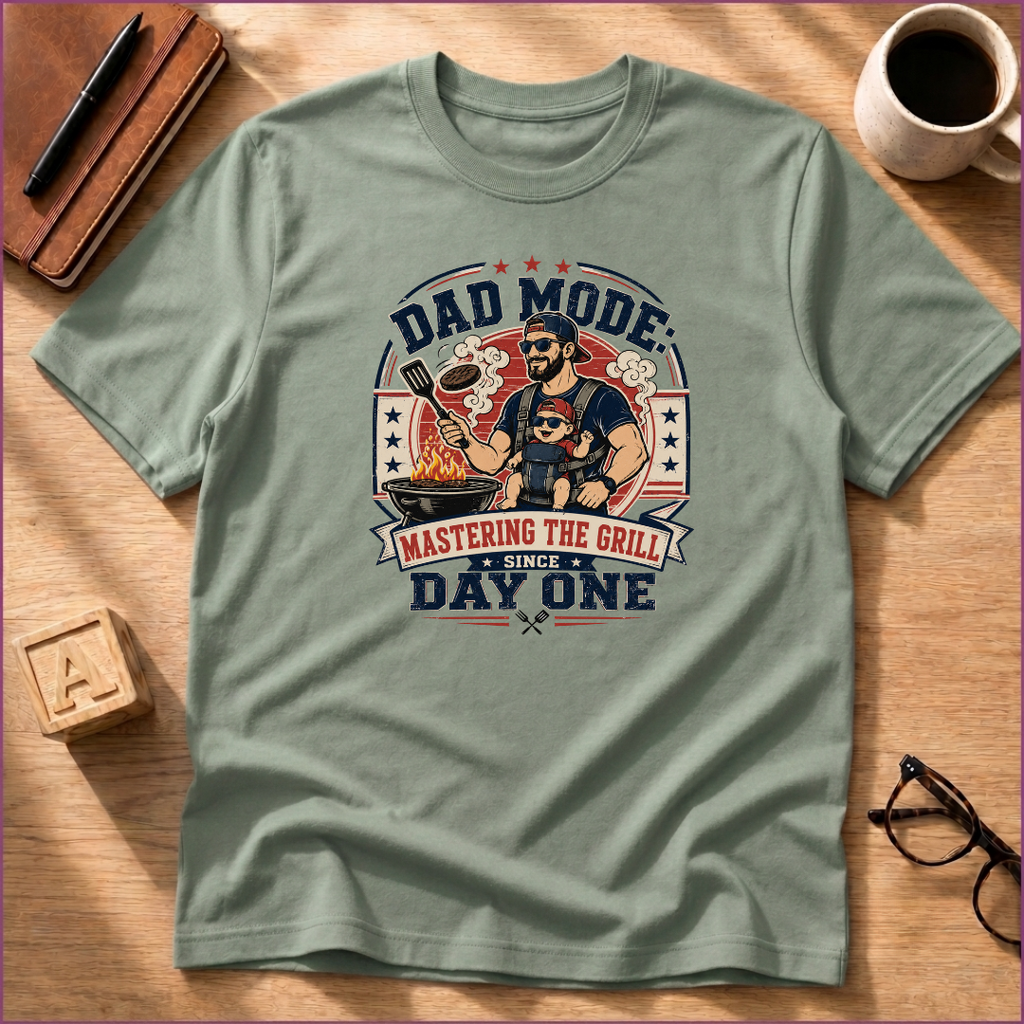 Dad Mode: Mastering The Grill T-Shirt