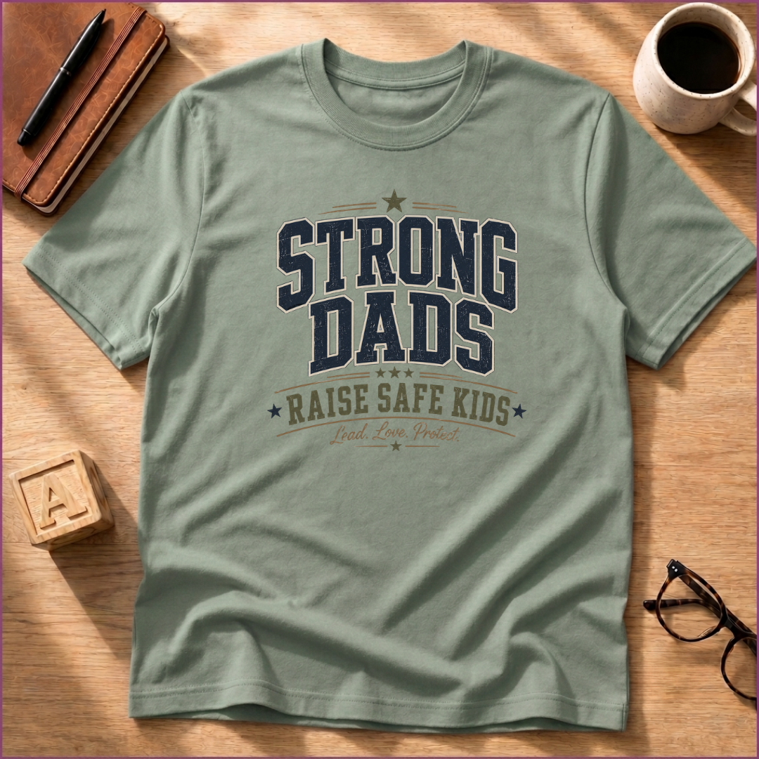 Strong Dads Raise Safe Kids T-Shirt
