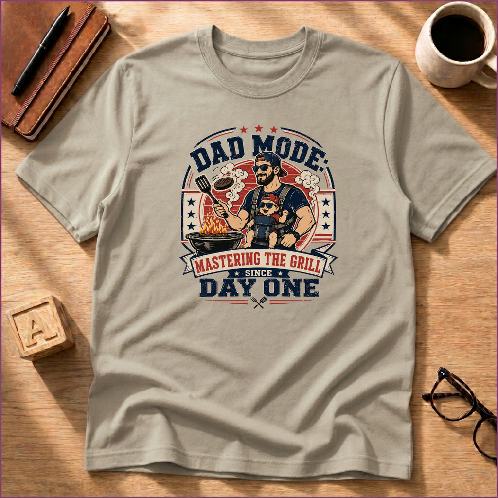 Dad Mode: Mastering The Grill T-Shirt