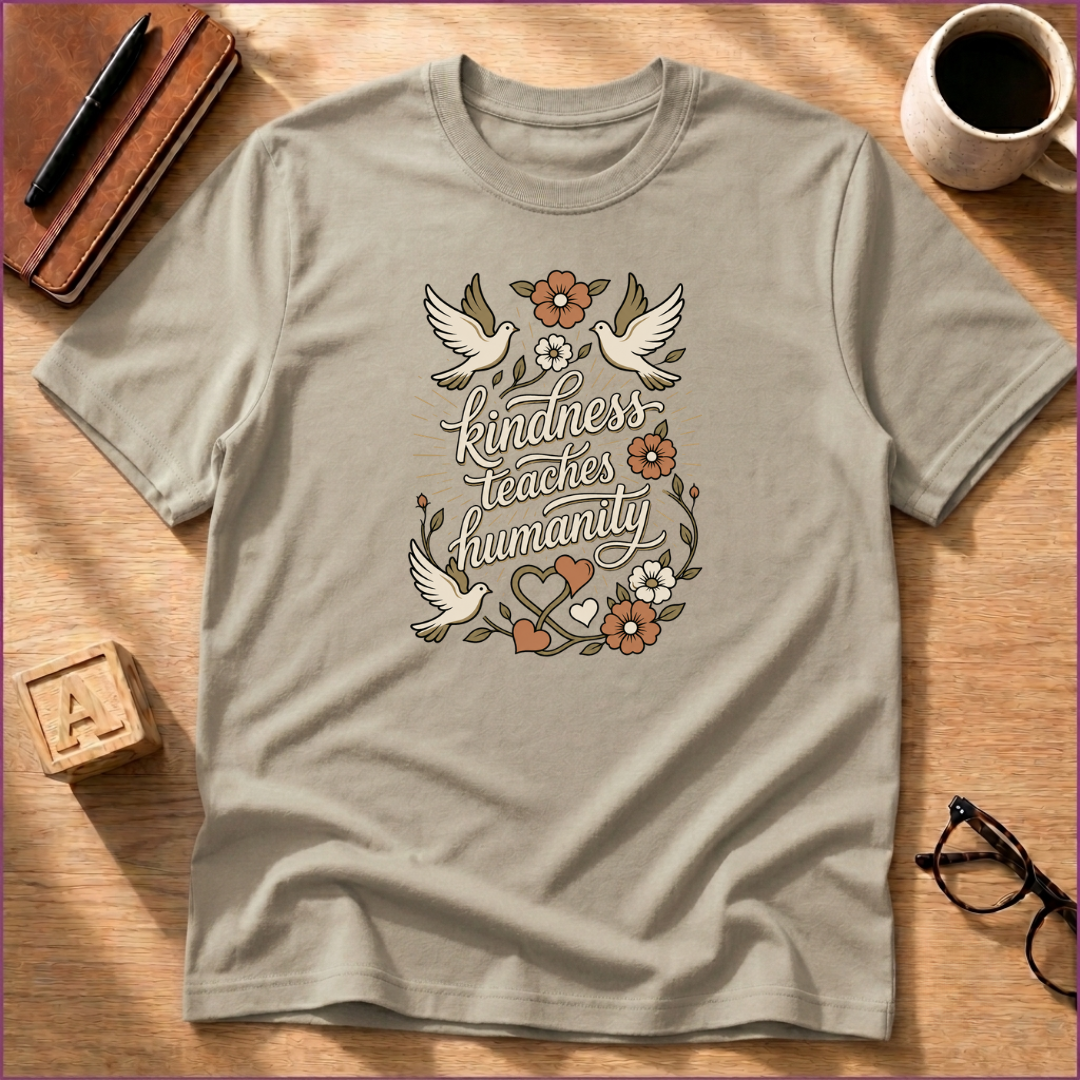 Kindness Teaches Humanity T-Shirt