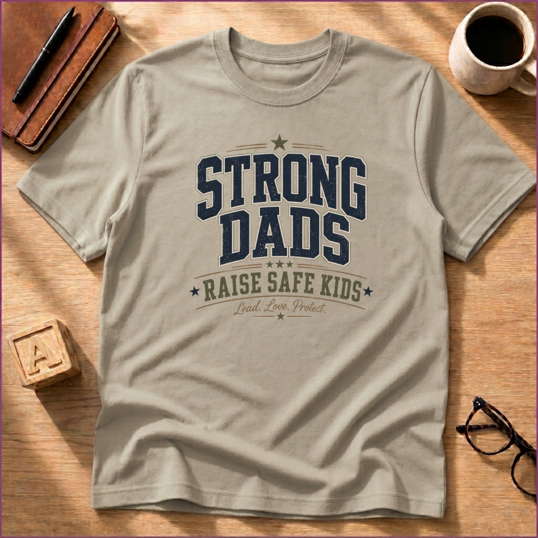 Strong Dads Raise Safe Kids T-Shirt