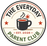 Logo for 'The Everyday Parent Club' with a coffee cup and stars on a white background.