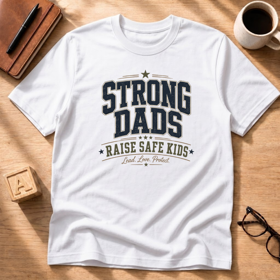 Strong Dads Raise Safe Kids T-Shirt