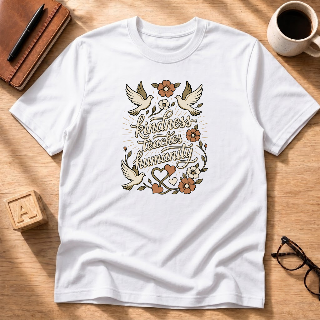 Kindness Teaches Humanity T-Shirt