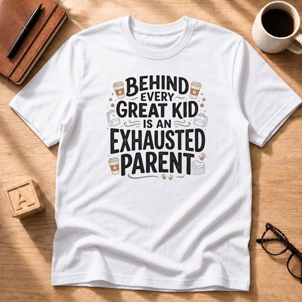 Exhausted Parent T-Shirt
