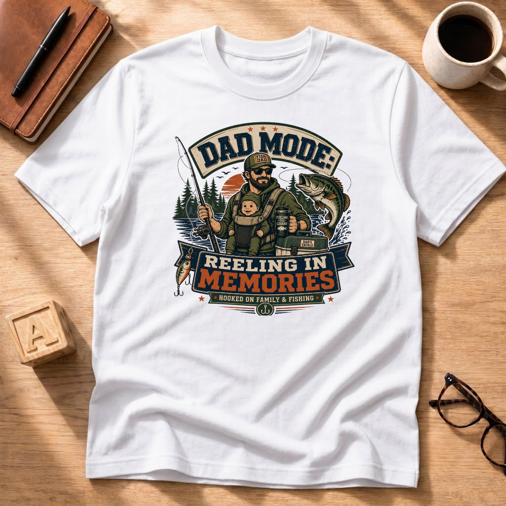 Dad Mode: Reeling In Memories T-Shirt