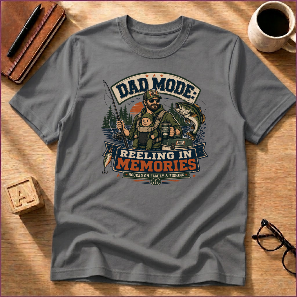 Dad Mode: Reeling In Memories T-Shirt